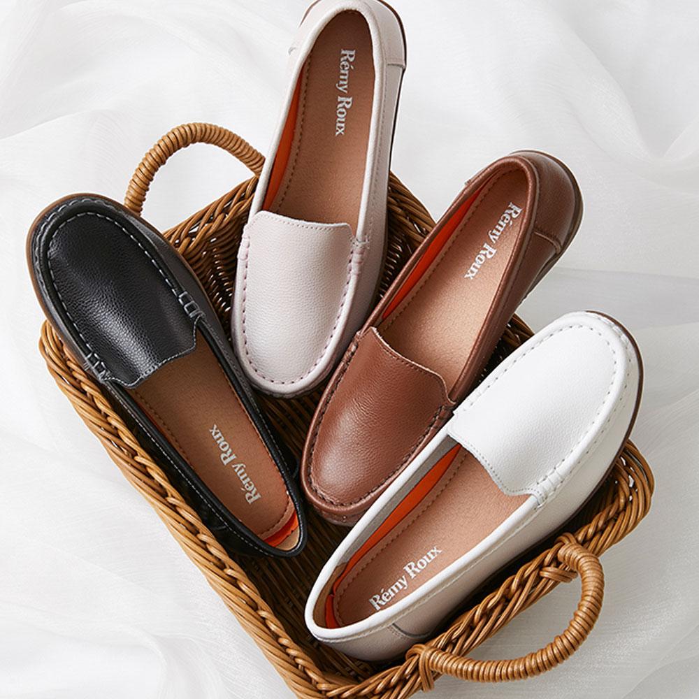 Cushioned Basic Daily Women Comfort Loafers / Black, 240